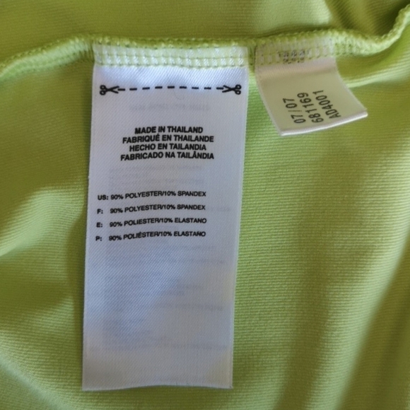 Adidas Tank Crossover Front Light Green Medium - Picture 6 of 6